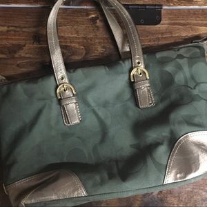 Designer Coach handbag purse